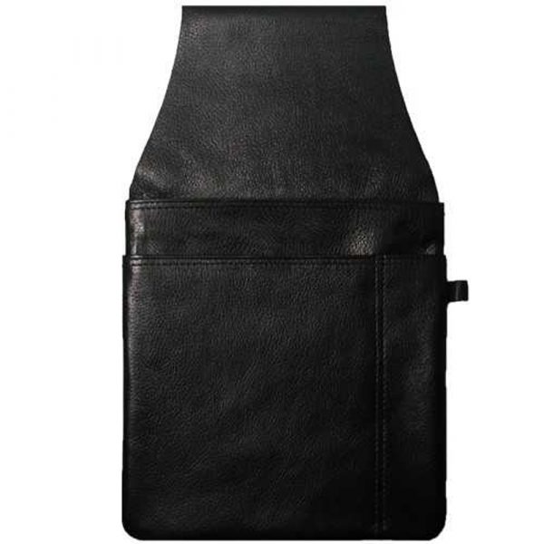 Various_854610 002_Halfter für Kellnerbörse_Leder_schwarz_Unisex_2