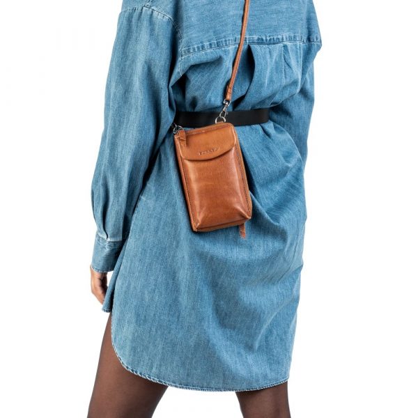 Phone Wallet_Leder_cognac_Unisex_1