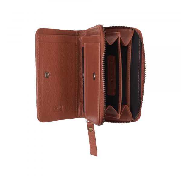 Burkely_BU1000201.69 45_EVEN ELLA SMALL BIFOLD WALLET_Leder_poppy pink_Unisex_3