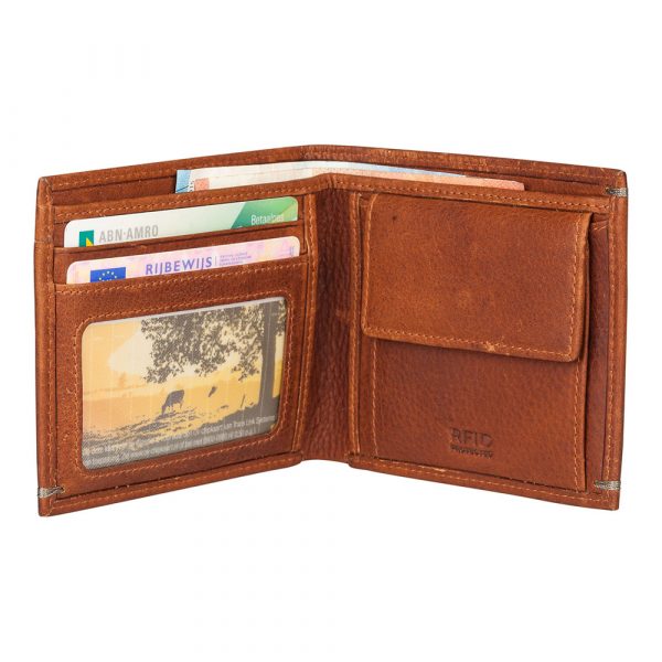 RFID Billfold Low CC_Leder_cognac_Unisex_2