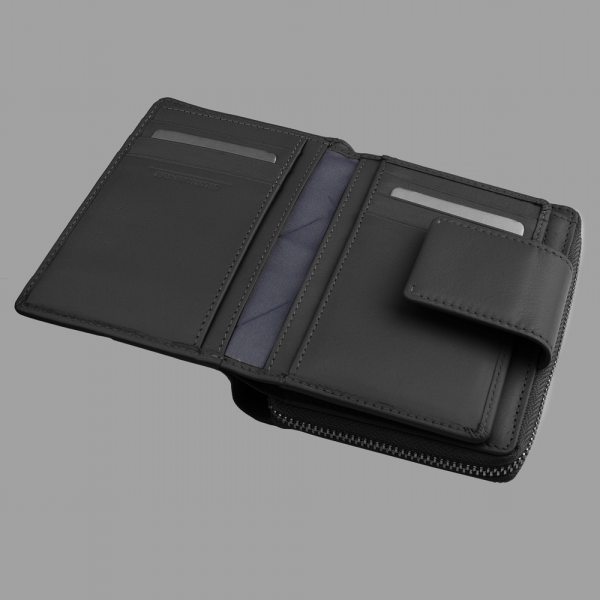 RFID_Leder_schwarz m. rose_Damen_1