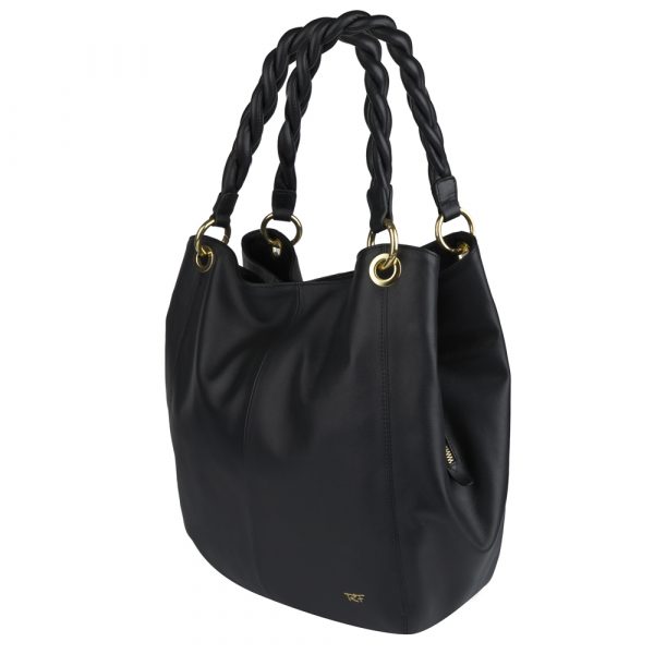 Riccardo Ferducci_018412 002_Hobo bag mit LED-Licht-Fach_Leder_schwarz_Damen_3