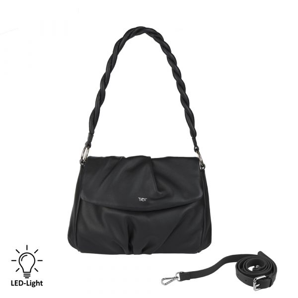 Riccardo Ferducci_018422 002_Crossover mit LED-Licht-Fach_Leder_schwarz_Damen_1