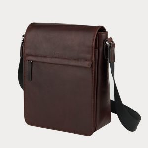 Riccardo Ferducci_088600 001_Schultertasche_Leder_braun_Unisex_1