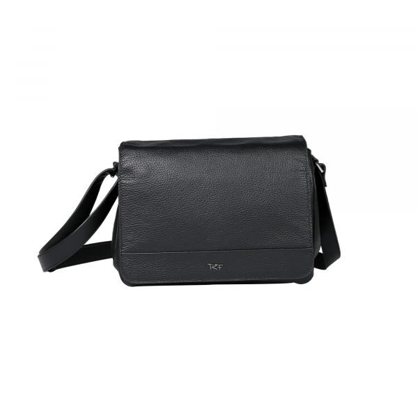 Riccardo Ferducci_148422 002_Flap bag_Leder_schwarz_Damen_1