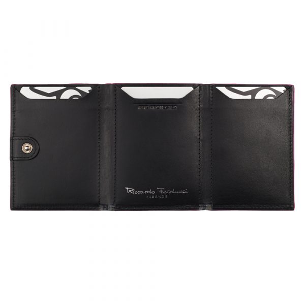 cardcase - RFID_Leder_schwarz-pink_Unisex_1