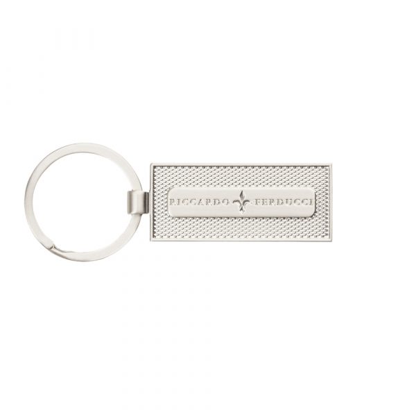 Riccardo Ferducci_238970 090_Schlüsselanhänger_Metall_brushed nickel_Unisex_1