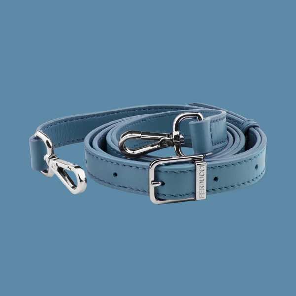 Ferducci - Elements_118199 007L_Ferducci Leather Shoulder Strap_Leder_blau_Damen_1