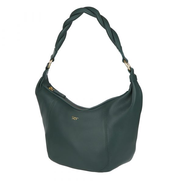 Riccardo Ferducci_018410 049_Hobo bag mit LED-Licht-Fach_Leder_grün_Damen_3