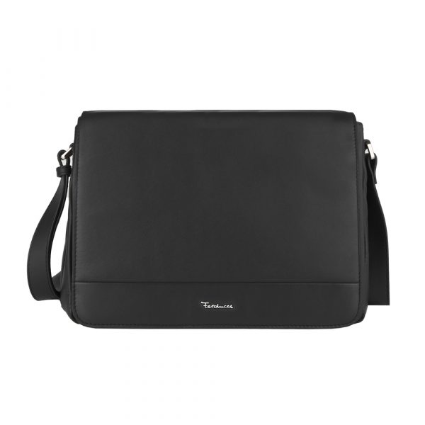 Riccardo Ferducci_028422 002_Flap bag_Leder_schwarz_Damen_1