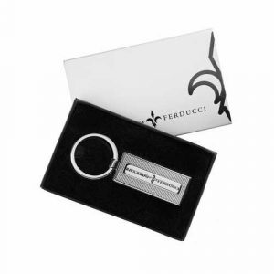 Riccardo Ferducci_238970 086_Schlüsselanhänger_Metall_gun metal_Unisex_2