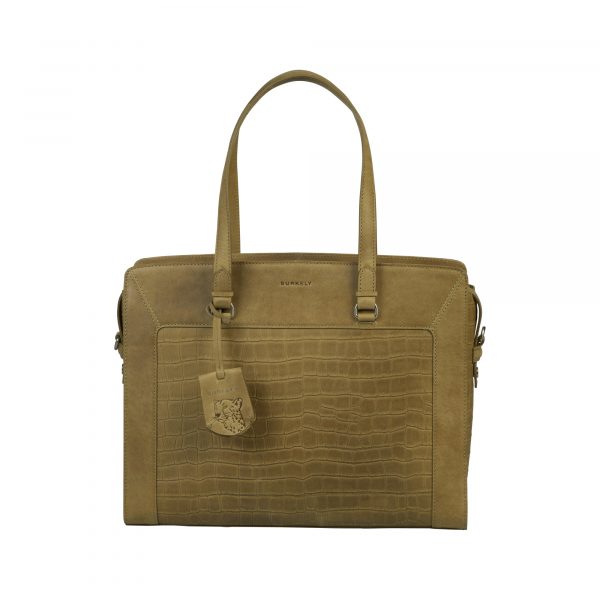 Burkely_BU1000176.29 72_ICON IVY WORKBAG 15.6 Zoll_Leder_gummy green_Unisex_1