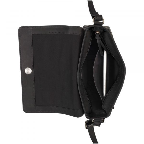 Burkely_BU1000183.29 10_ICON IVY HALF MOON BAG_Leder_black_Unisex_3