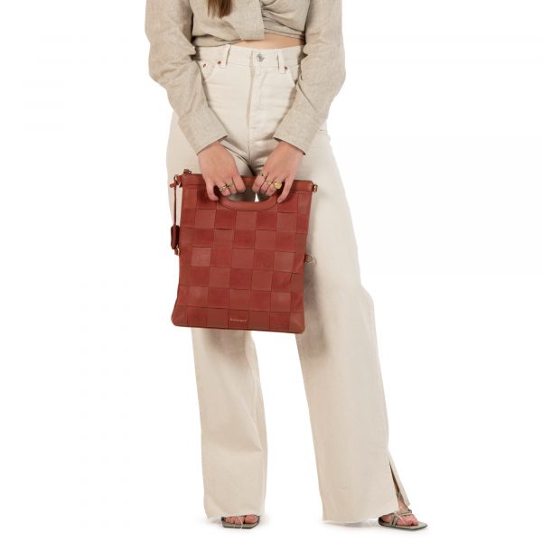 Burkely_BU1000194.69 45_EVEN ELLA FOLDABLE TOTE_Leder_poppy pink_Unisex_4