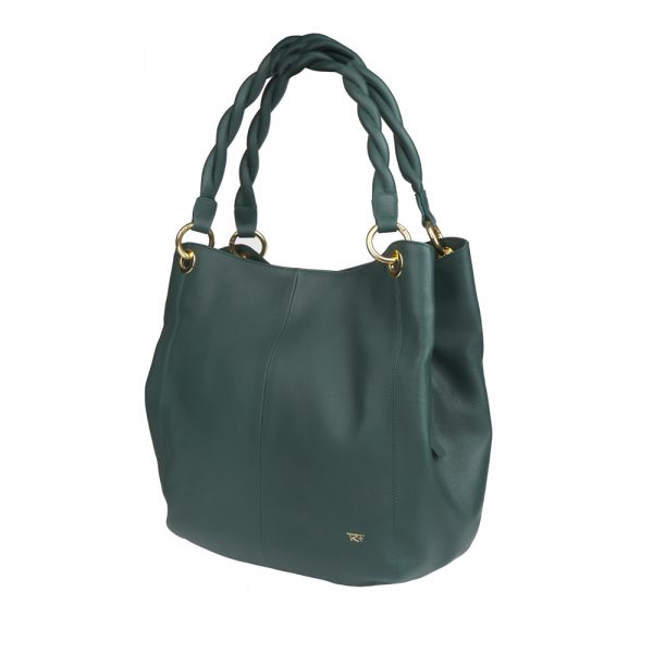 Riccardo Ferducci_018412 049_Hobo bag mit LED-Licht-Fach_Leder_grün_Damen_3