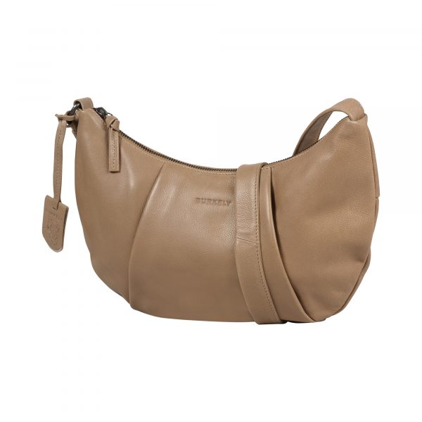 Burkely_BU1000259.84 25_JUST JOLIE CROSSBODY CROISSANT_Leder_taupe_Unisex_2