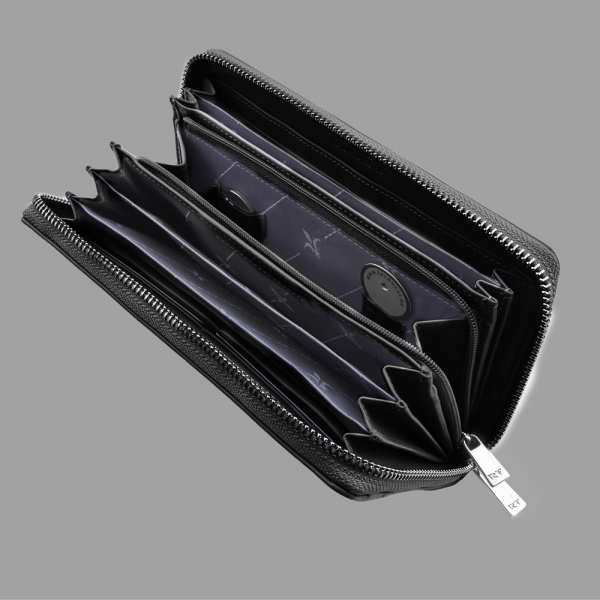 RFID_Leder_schwarz m. rose_Damen_2