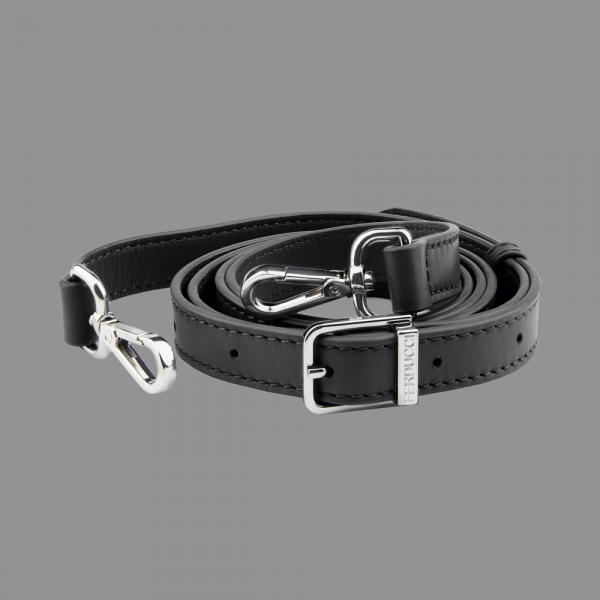 Ferducci - Elements_118199 002L_Ferducci Leather Shoulder Strap_Leder_schwarz_Damen_2