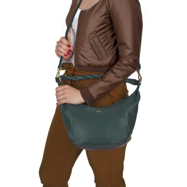Riccardo Ferducci_018410 049_Hobo bag mit LED-Licht-Fach_Leder_grün_Damen_6