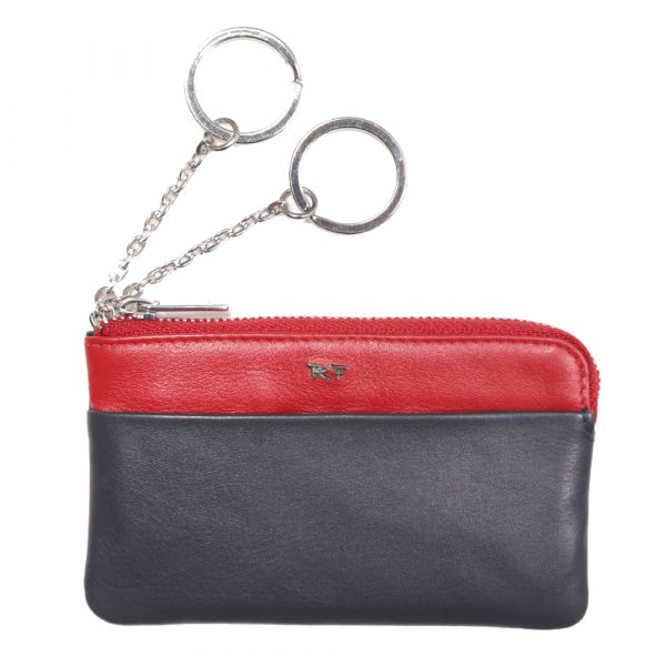 Riccardo Ferducci_025220 073_Schlüsseletui_Leder_blau-rot_Unisex_2