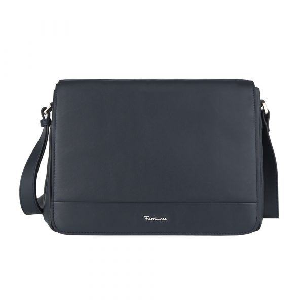 Riccardo Ferducci_028422 007_Flap bag_Leder_blau_Damen_1