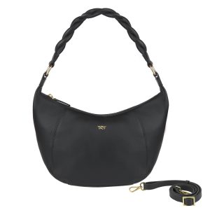 Riccardo Ferducci_018410 002_Hobo bag mit LED-Licht-Fach_Leder_schwarz_Damen_1