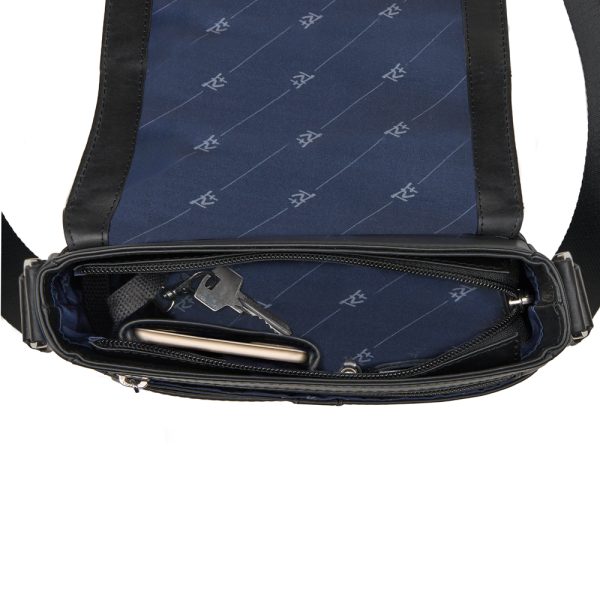 Riccardo Ferducci_028600 002_Schultertasche_Leder_schwarz_Unisex_2