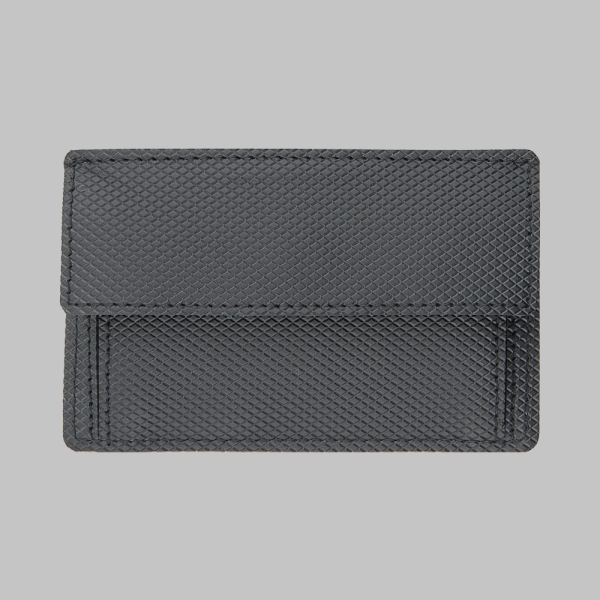 Riccardo Ferducci_078030 002_Münz Geldbörse mit  SafeBox Magnet_Leder_schwarz_Unisex_1